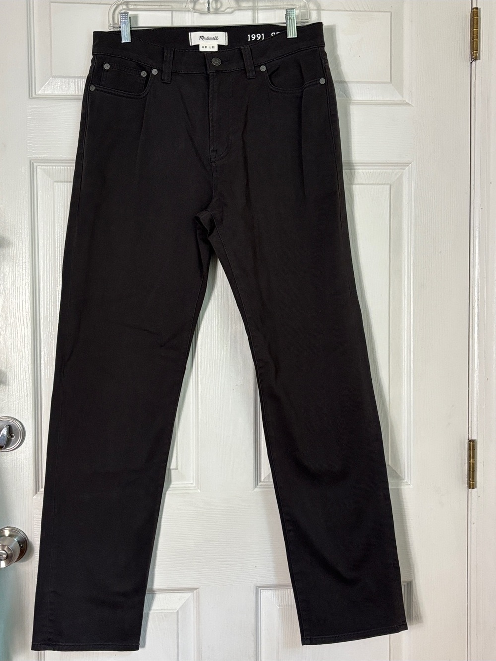 MADEWELL Men’s 1991 Straight Leg Gray Jeans Size 31x32 Cotton Stretch casual